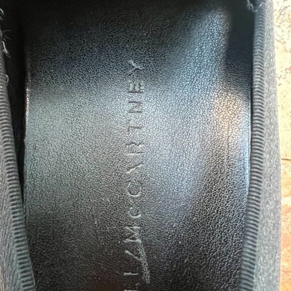 Stella McCartney Black Binx Platform-Wedge Sneakers Size 38 / MALOP - Picture 4 of 6